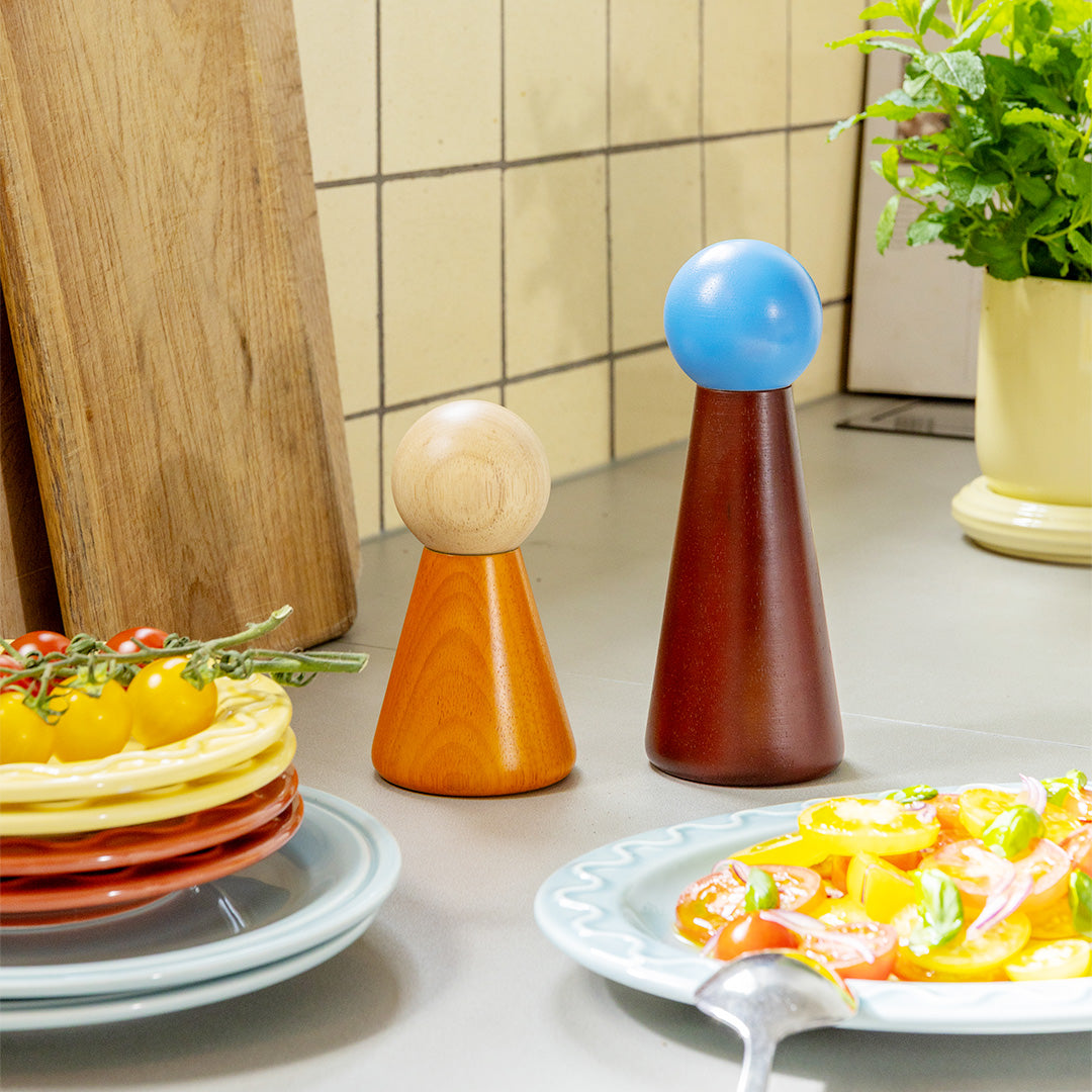 【&k】Salt & Pepper Halma Orange - Small