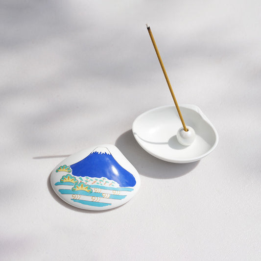 Shell-shaped incense Holder -Mount Fuji