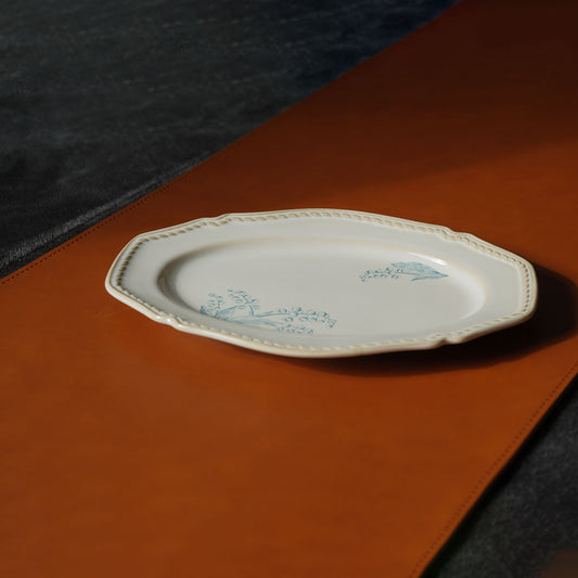 Oval Plate 23cm【Lily Of The Valley】