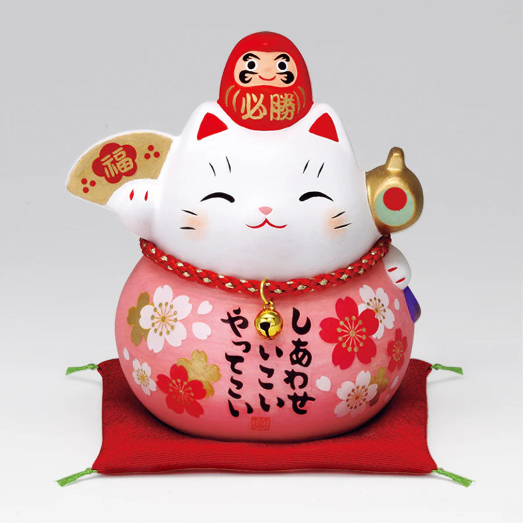 Victory Daruma Lucky Cat