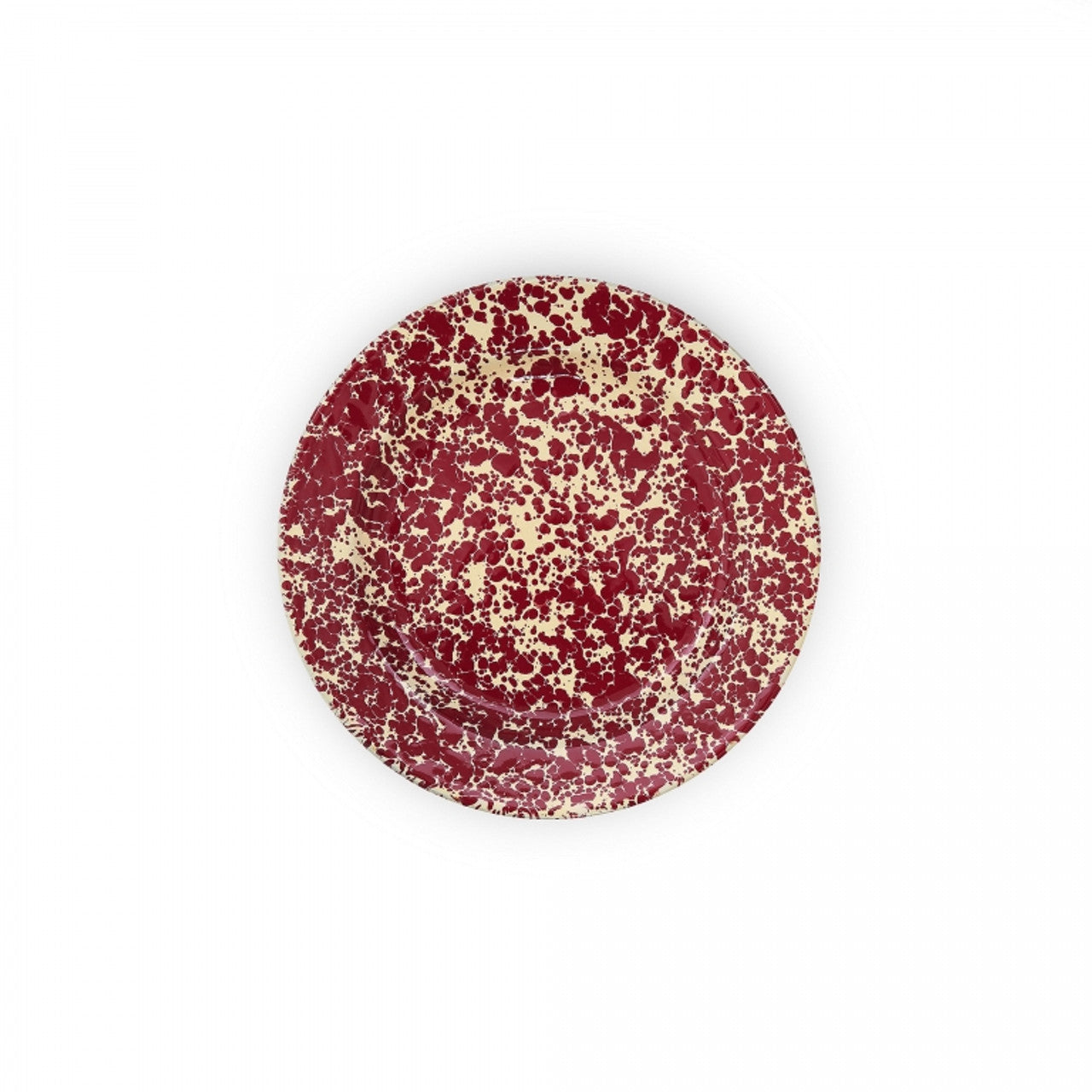 【Crow Canyon】Splatter Flat Salad Plate (Various Colors)