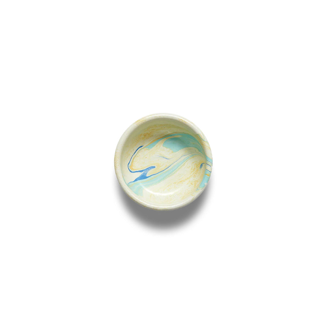 New Marble Small Bowl - Lemon Cream