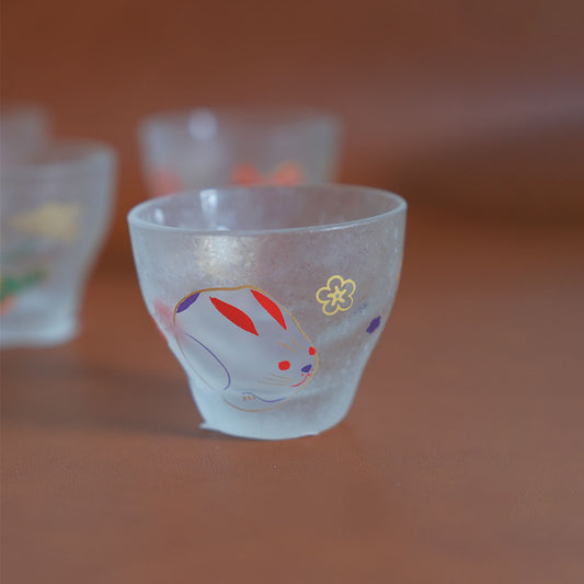Aderia Rabbit Glass Cup【Lucky Zodiac】