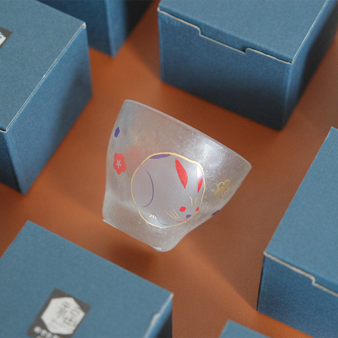 Aderia Rabbit Glass Cup【Lucky Zodiac】