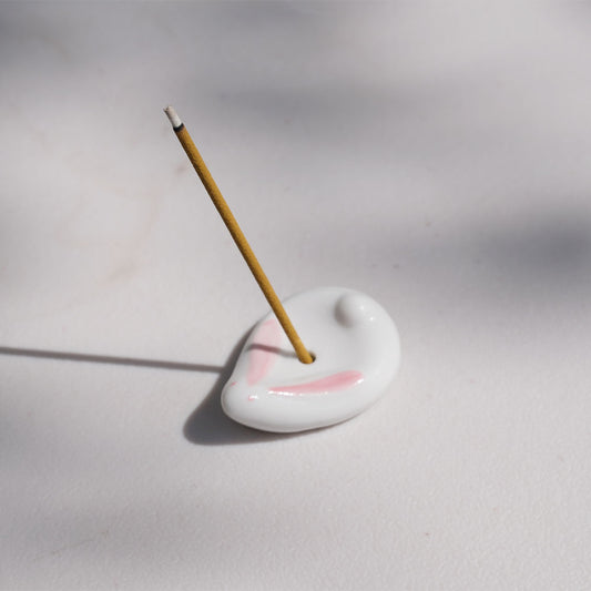 Looking Up Rabbit Incense Holder